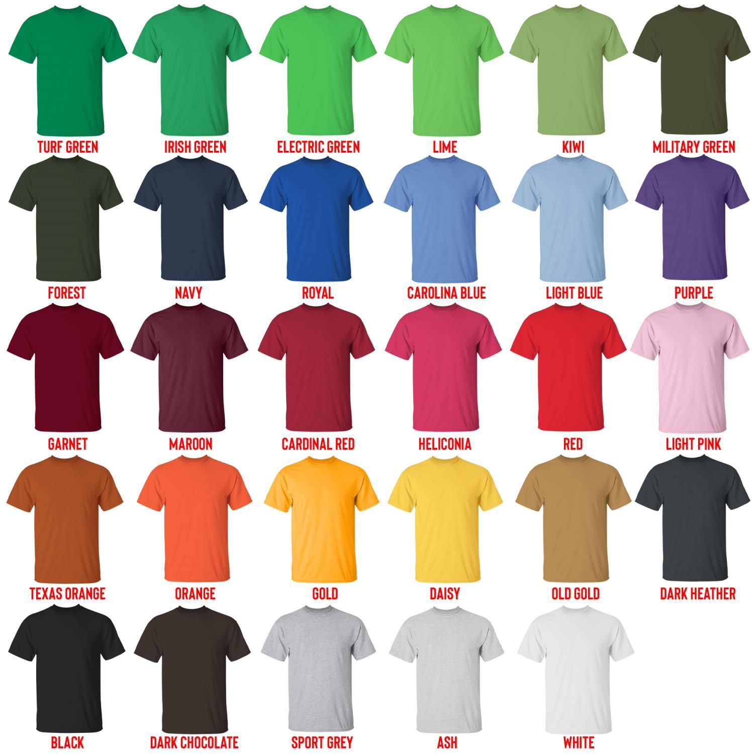 t shirt color chart - Honkai Impact 3rd Store