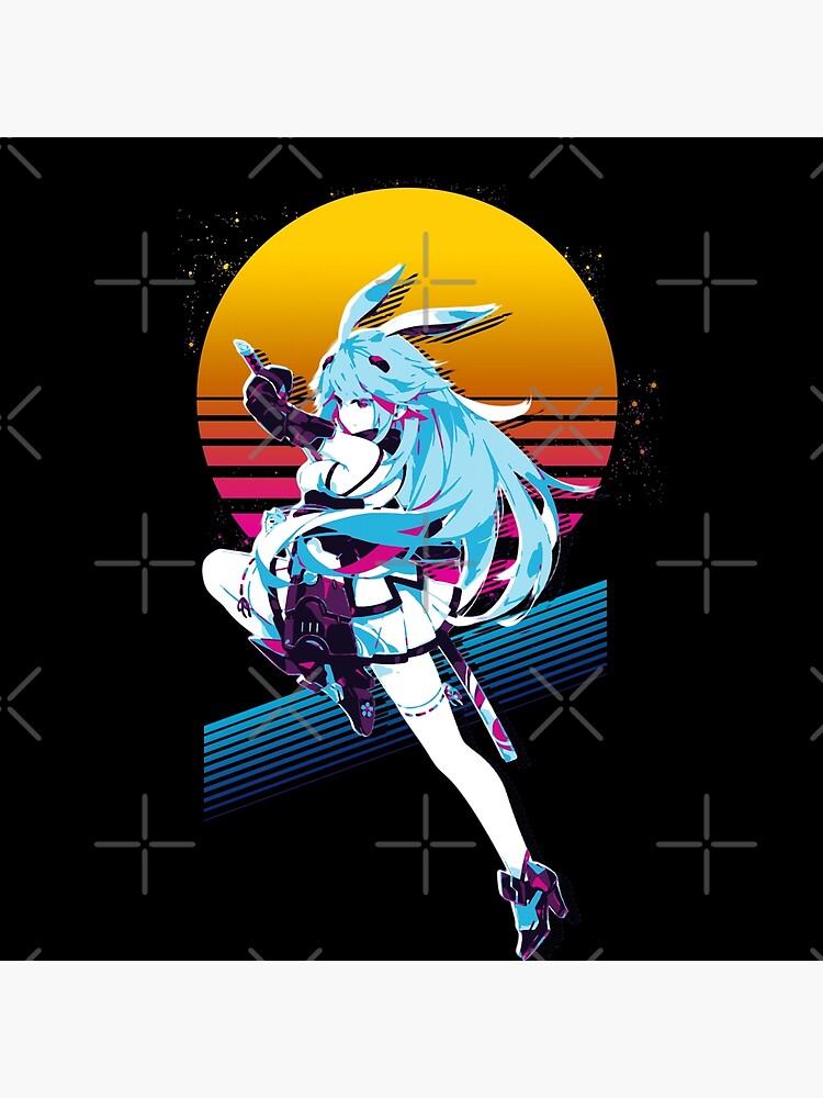Theresa Apocalypse 80s Retro Honkai Impact 3rd Throw Pillow - Image 2