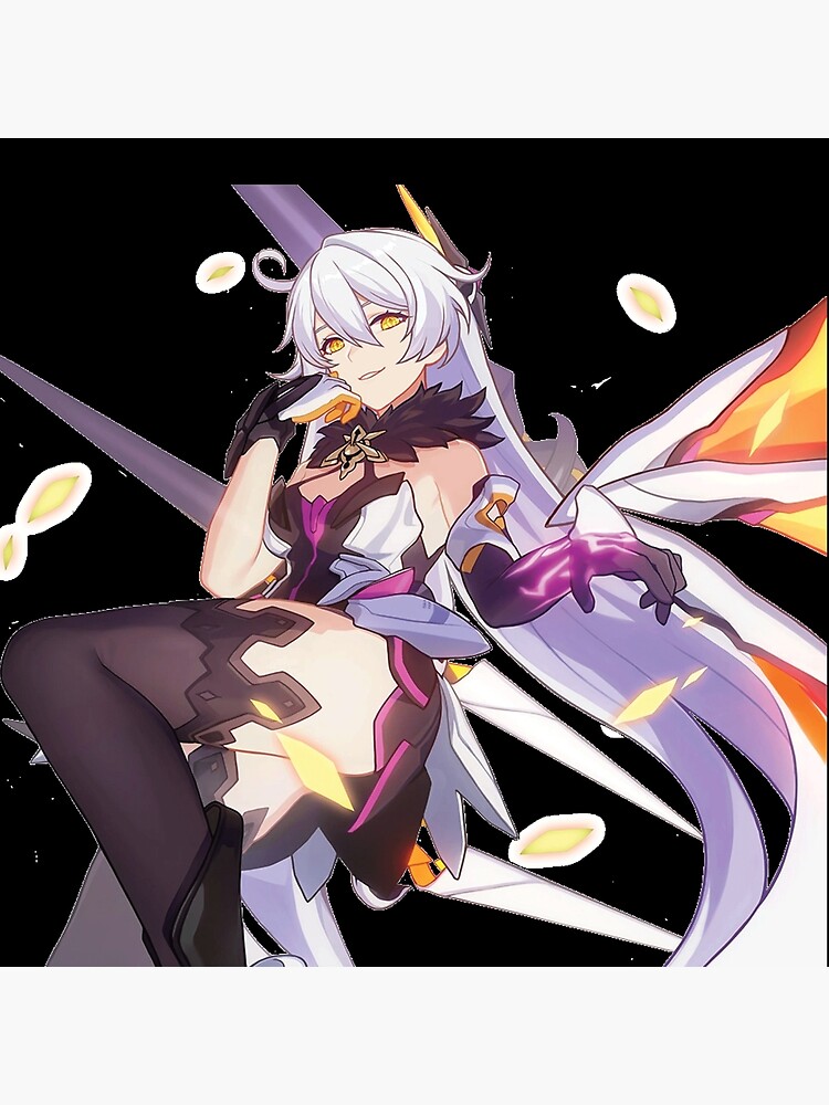 Kiana Kaslana Herrscher Of The Void Honkai Impact Throw Pillow - Image 2