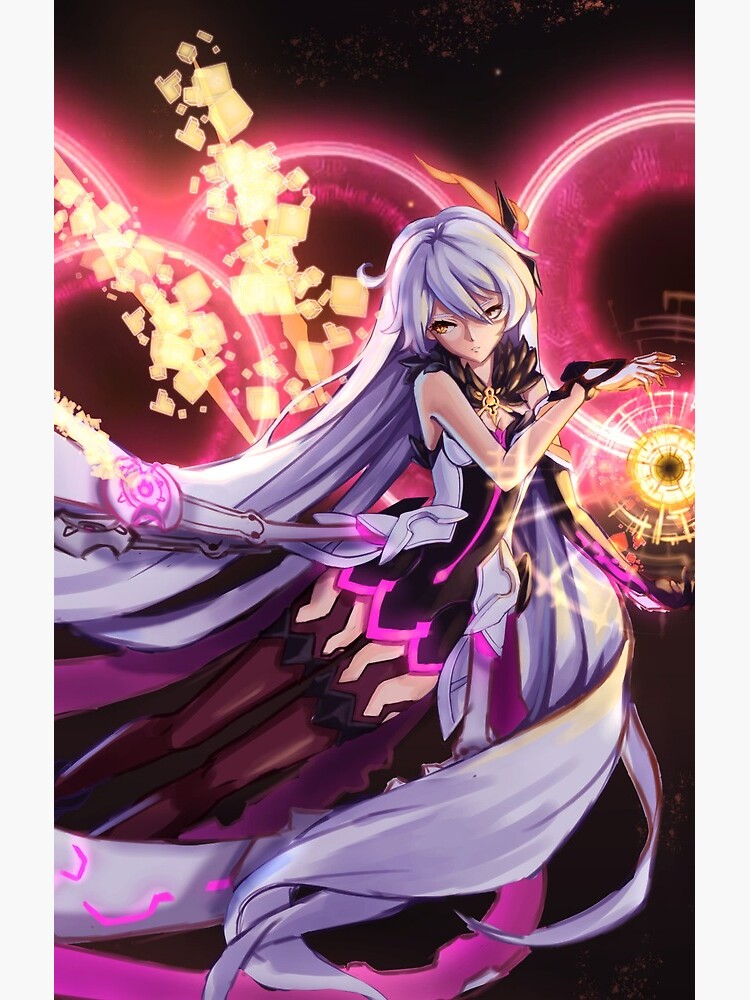 Liliya Strong Honkai Impact 3rd Shower Curtain - Image 2