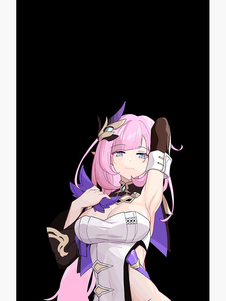 Honkai Impact Miss Pink Elf Shower Curtain - Image 2