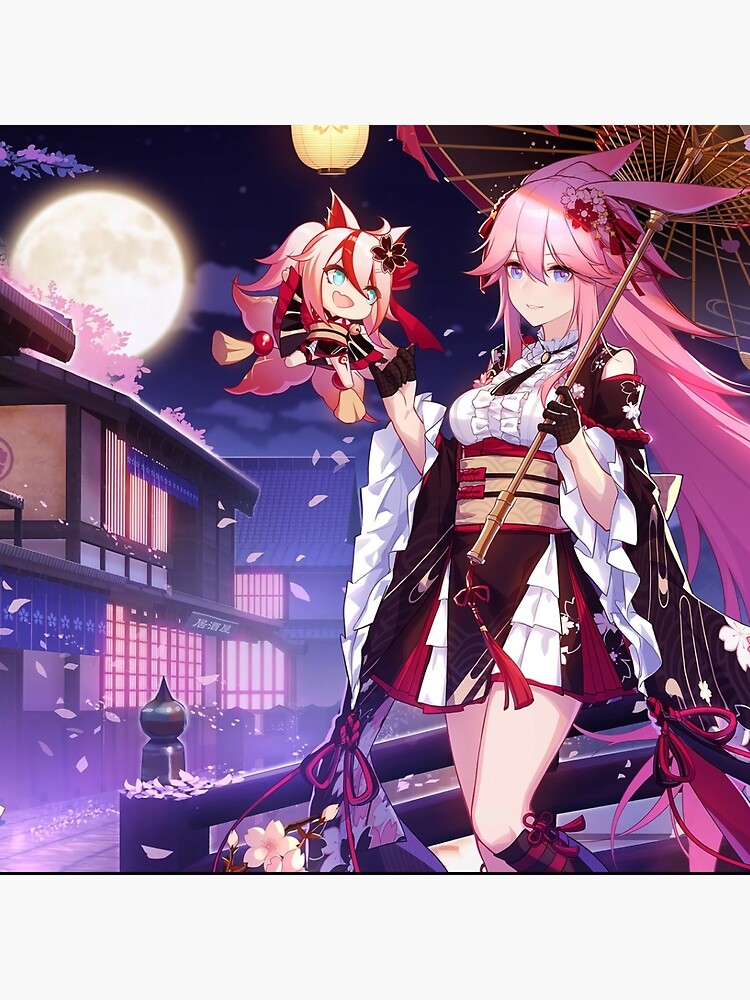 Yae Sakura Scene Honkai Impact 3rd Tapestry - Image 2