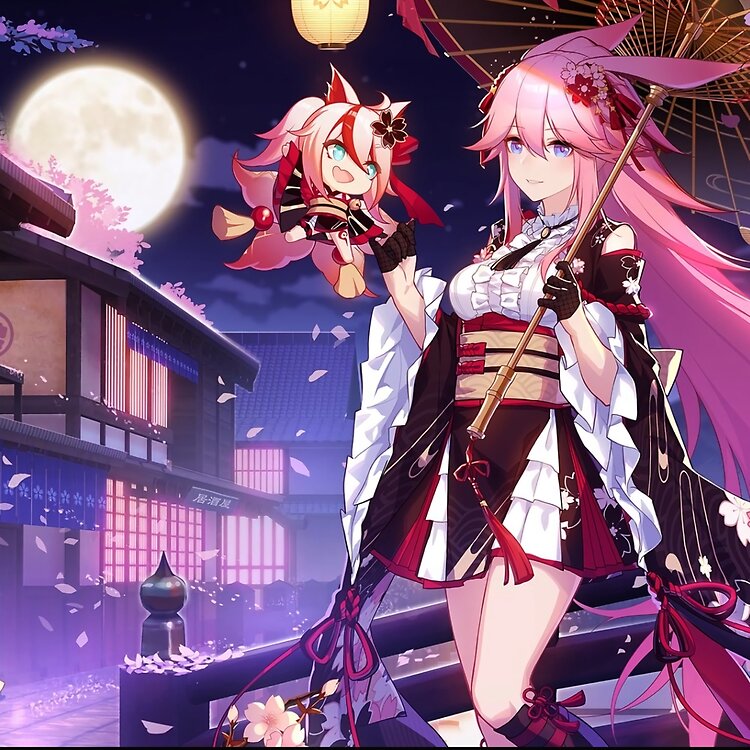 Yae Sakura Scene Honkai Impact 3rd Tote Bag - Image 2