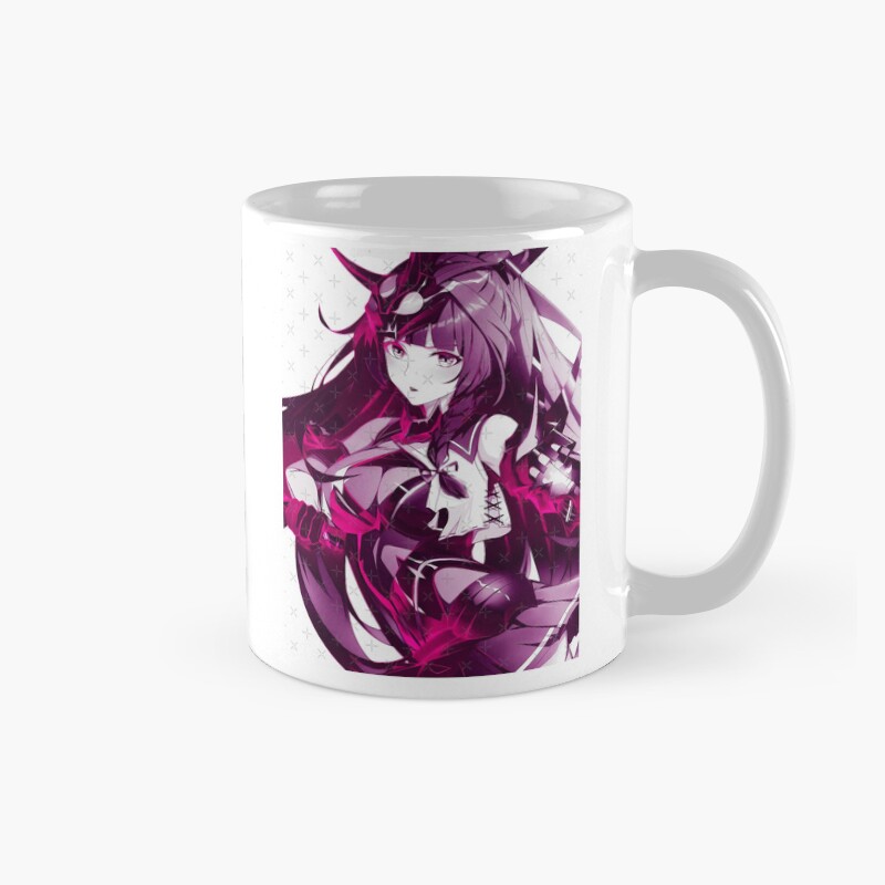 Dark Neon Lightning Raiden Mei Honkai Impact 3rd Mug