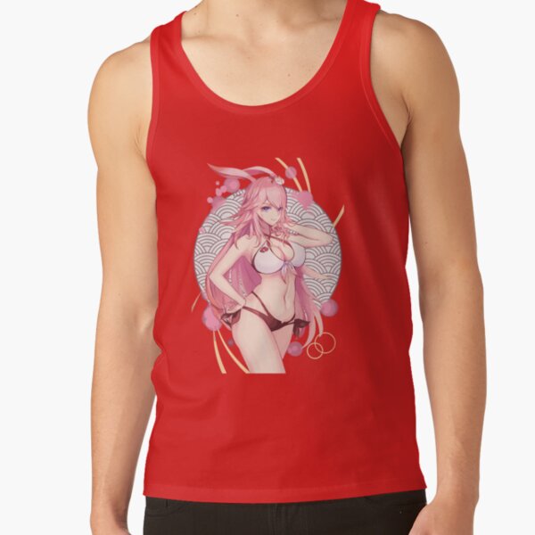 Honkai Impact Sexy Yae Sakura Tank Top - Image 5
