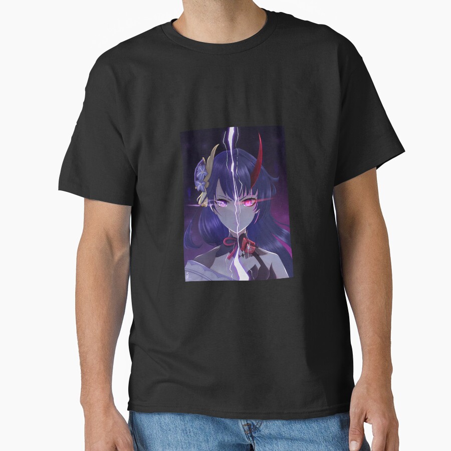 Raiden's Halved Honkai Impact 3rd T-shirt - Image 2