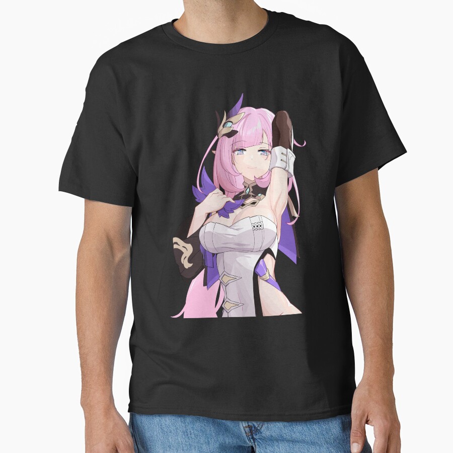 Honkai Impact Elysia Miss Pink Elf T-shirt - Image 2