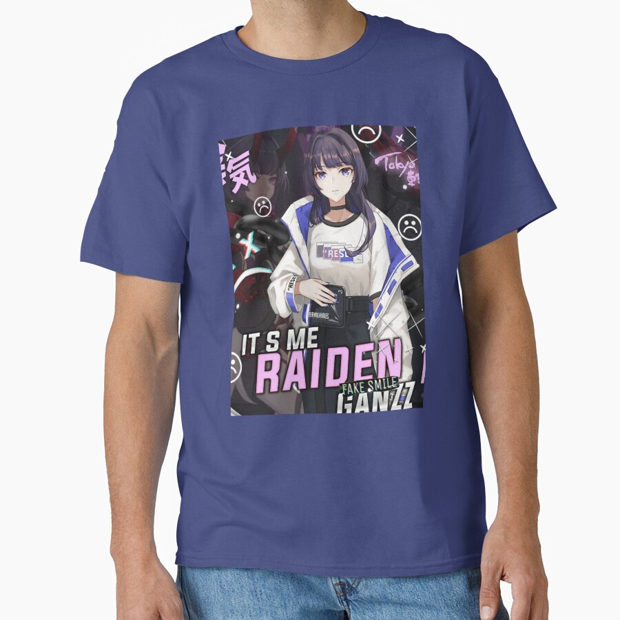 Aesthetic Raiden Mei Honkai Impact 3rd T-shirt - Image 4