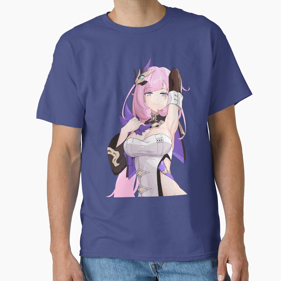 Honkai Impact Elysia Miss Pink Elf T-shirt - Image 4
