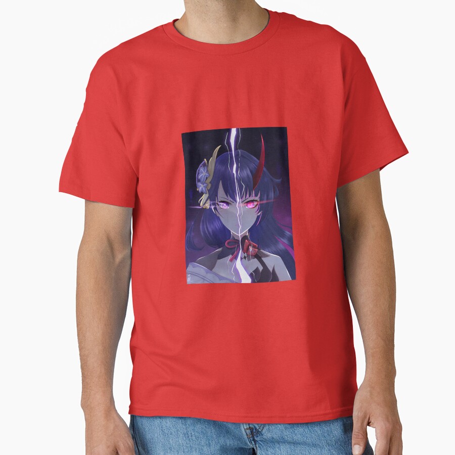 Raiden's Halved Honkai Impact 3rd T-shirt - Image 5