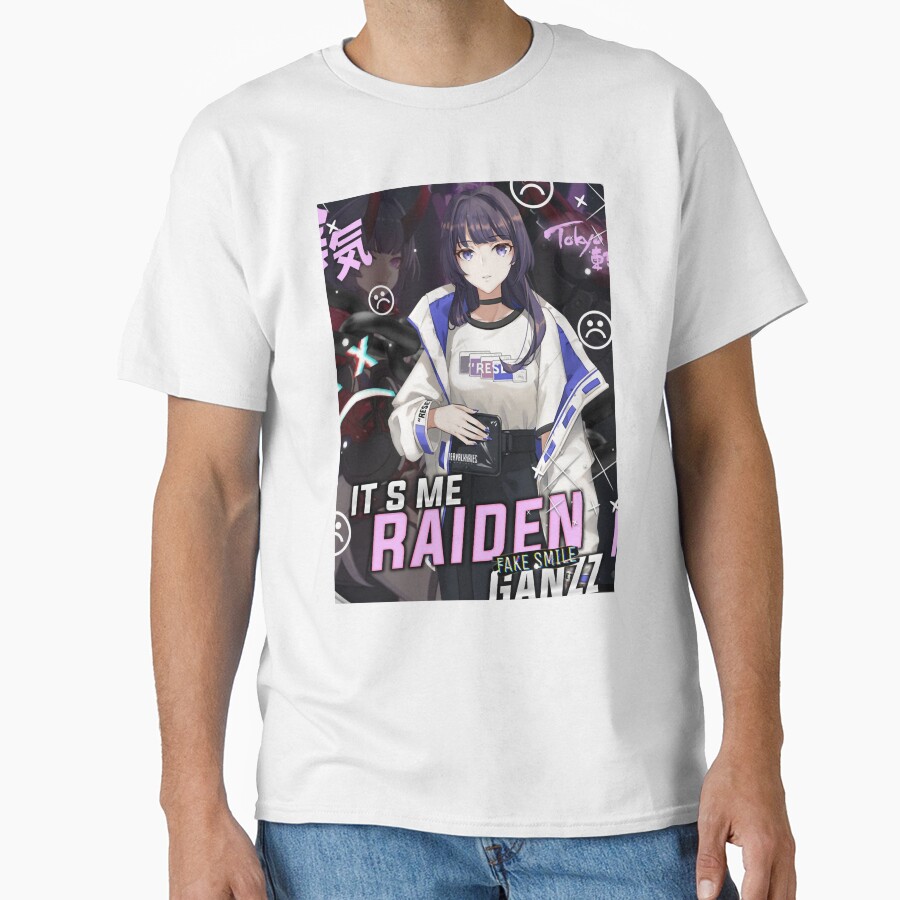 Aesthetic Raiden Mei Honkai Impact 3rd T-shirt