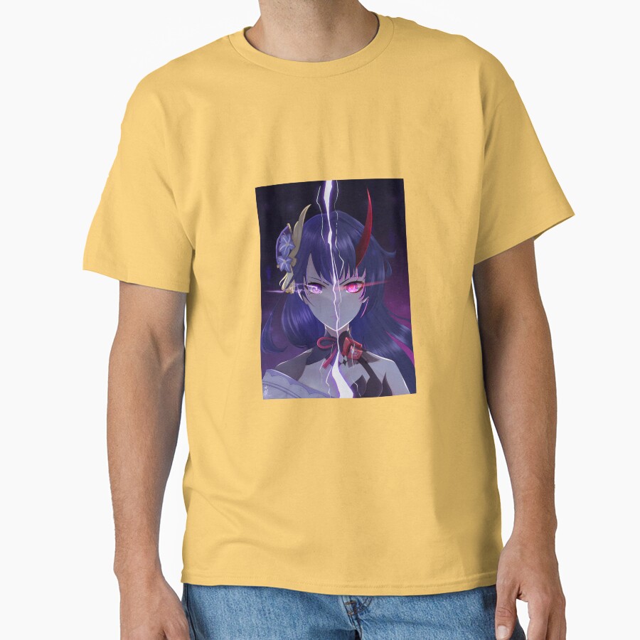 Raiden's Halved Honkai Impact 3rd T-shirt - Image 6