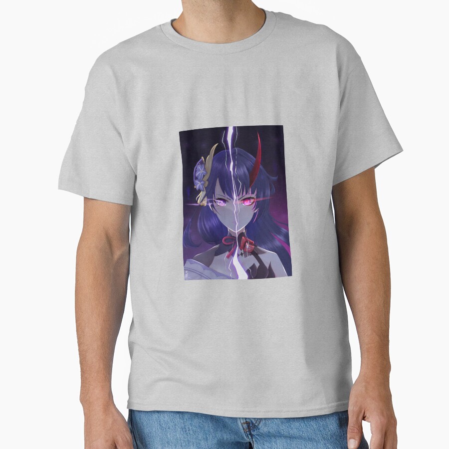 Raiden's Halved Honkai Impact 3rd T-shirt - Image 3