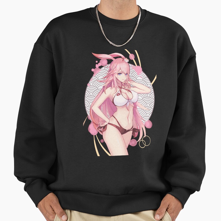 Honkai Impact Sexy Yae Sakura Sweatshirt - Image 3