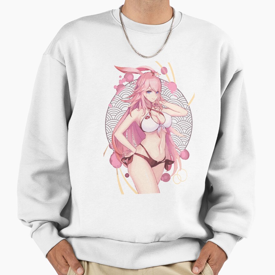 Honkai Impact Sexy Yae Sakura Sweatshirt - Image 2
