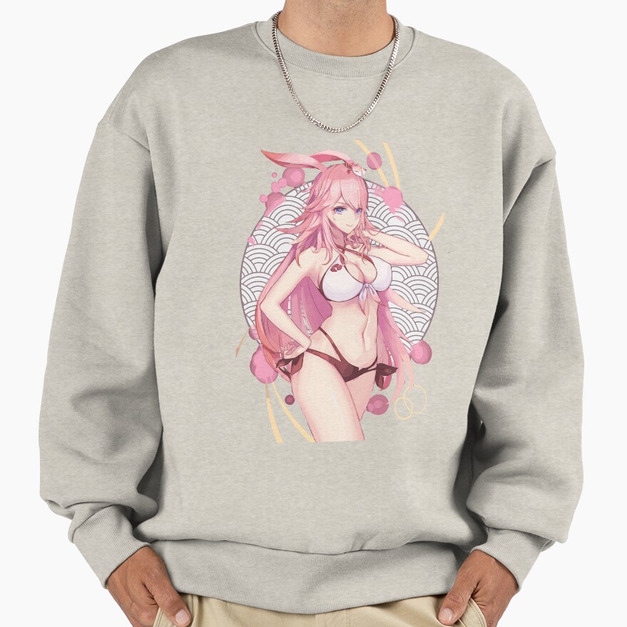 Honkai Impact Sexy Yae Sakura Sweatshirt - Image 4