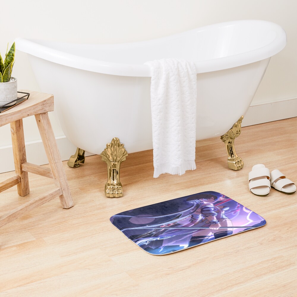 Raiden Mei Battle Honkai Impact 3rd Bath Mat - Image 2
