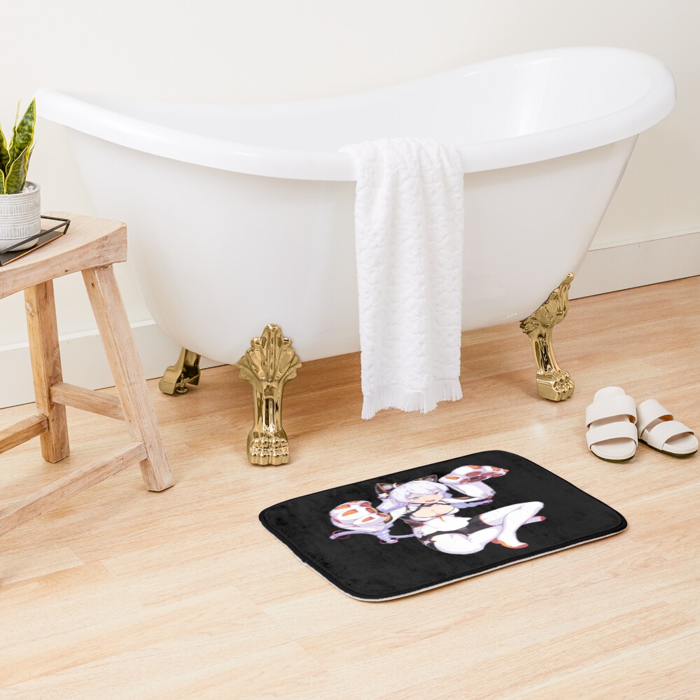 Cute Honkai Impact Kiana Kaslana Bath Mat - Image 2