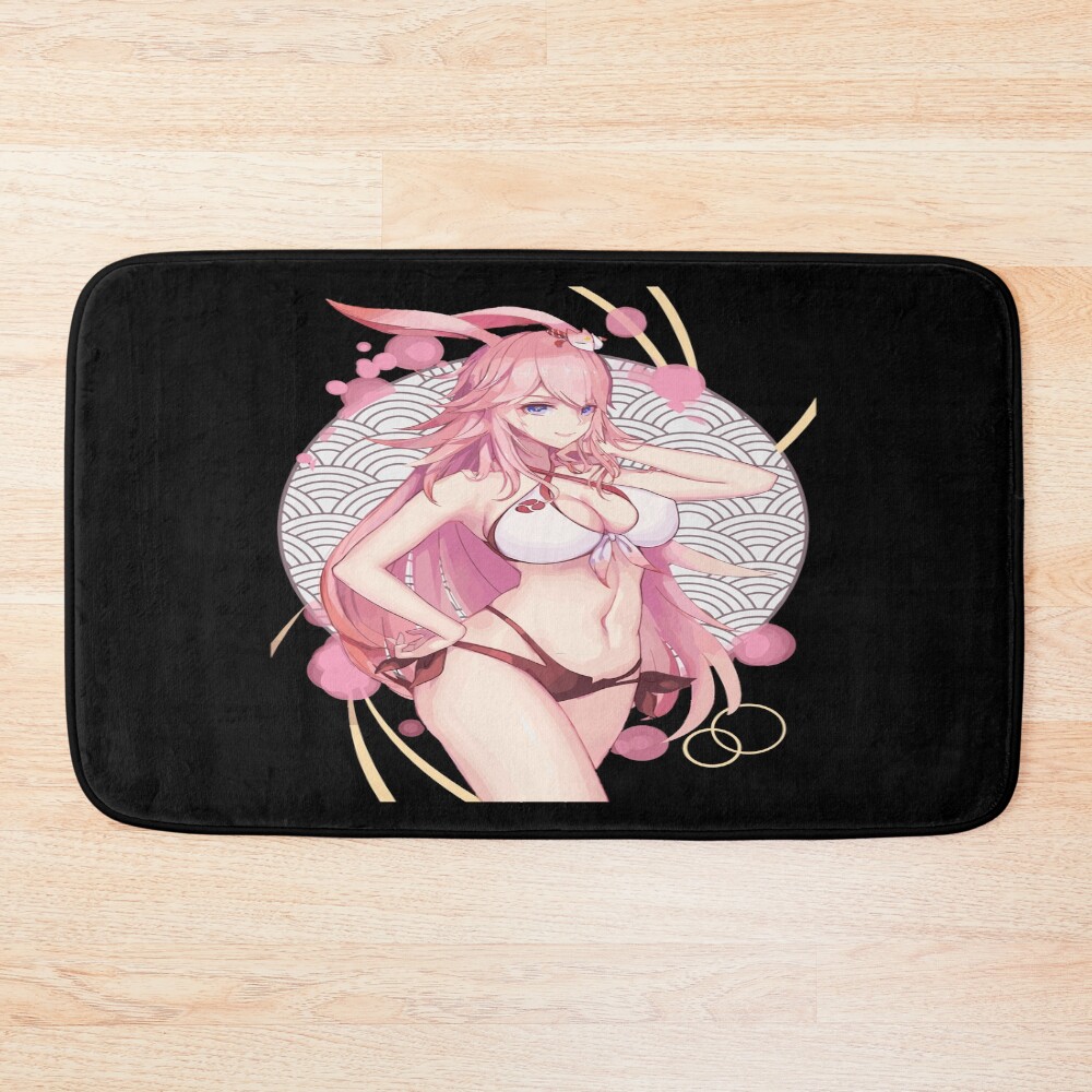 Honkai Impact Summer Dream Yae Sakura Bath Mat