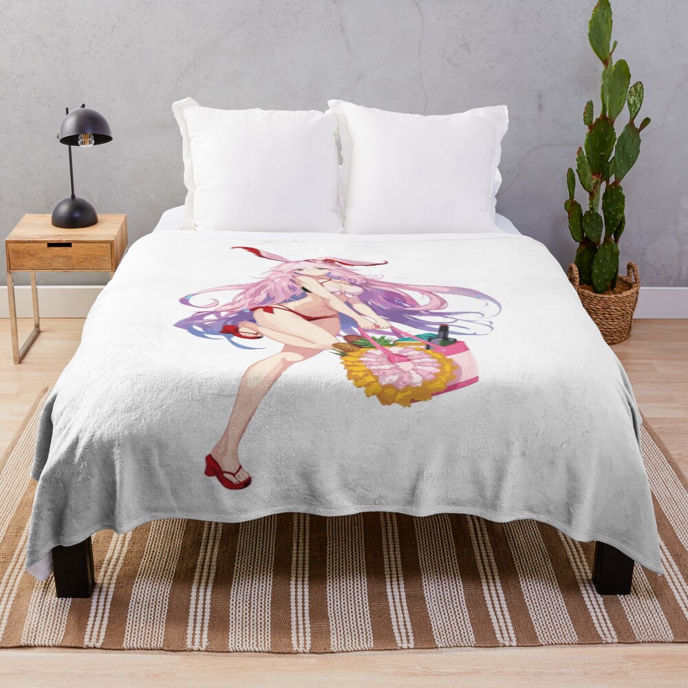 Honkai Impact Sexy Yae Sakura Throw Blanket