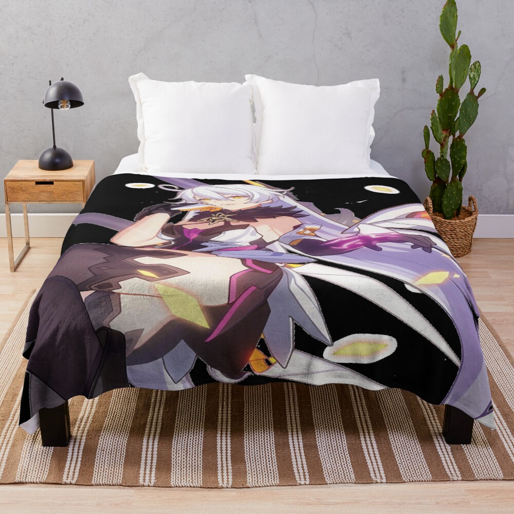 Kiana Kaslana Herrscher Of The Void Honkai Impact Throw Blanket