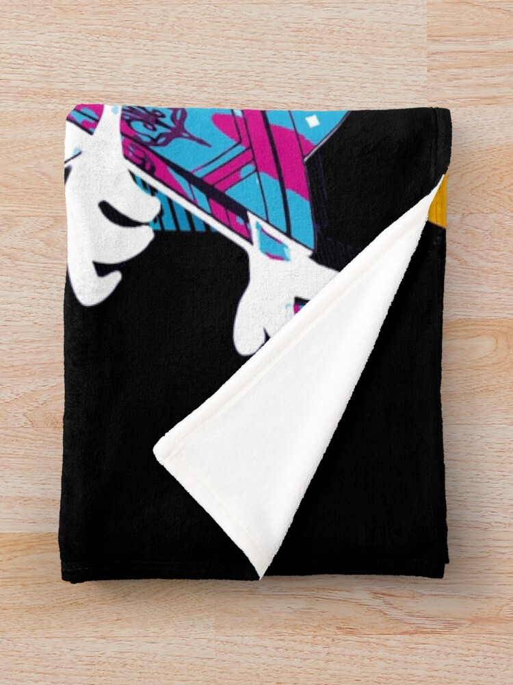 Jyahnar 80s Retro Honkai Impact 3rd Throw Blanket - Image 2