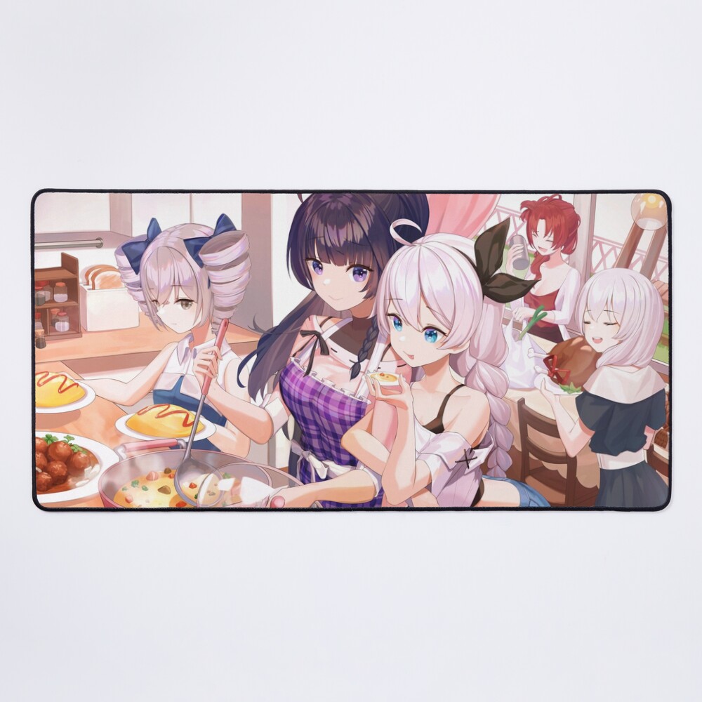 Cooking Waifu Honkai Impact 3rd Mouse Pad