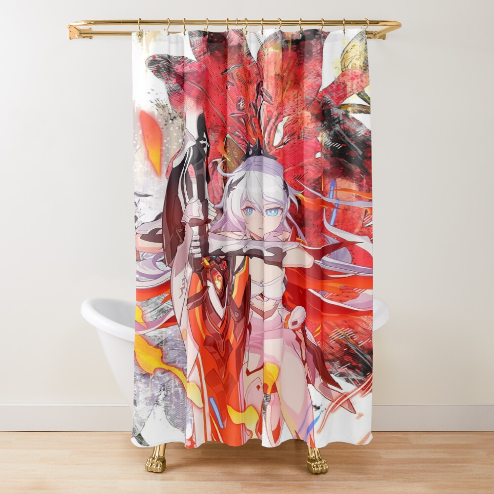 Kiana Kaslana Herrscher Of Flamescion Honkai Impact 3rd Shower Curtain