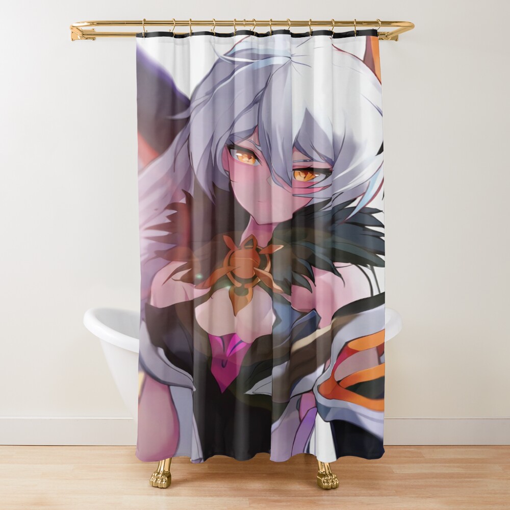 Kiana Kaslana Super Honkai Impact 3rd Shower Curtain