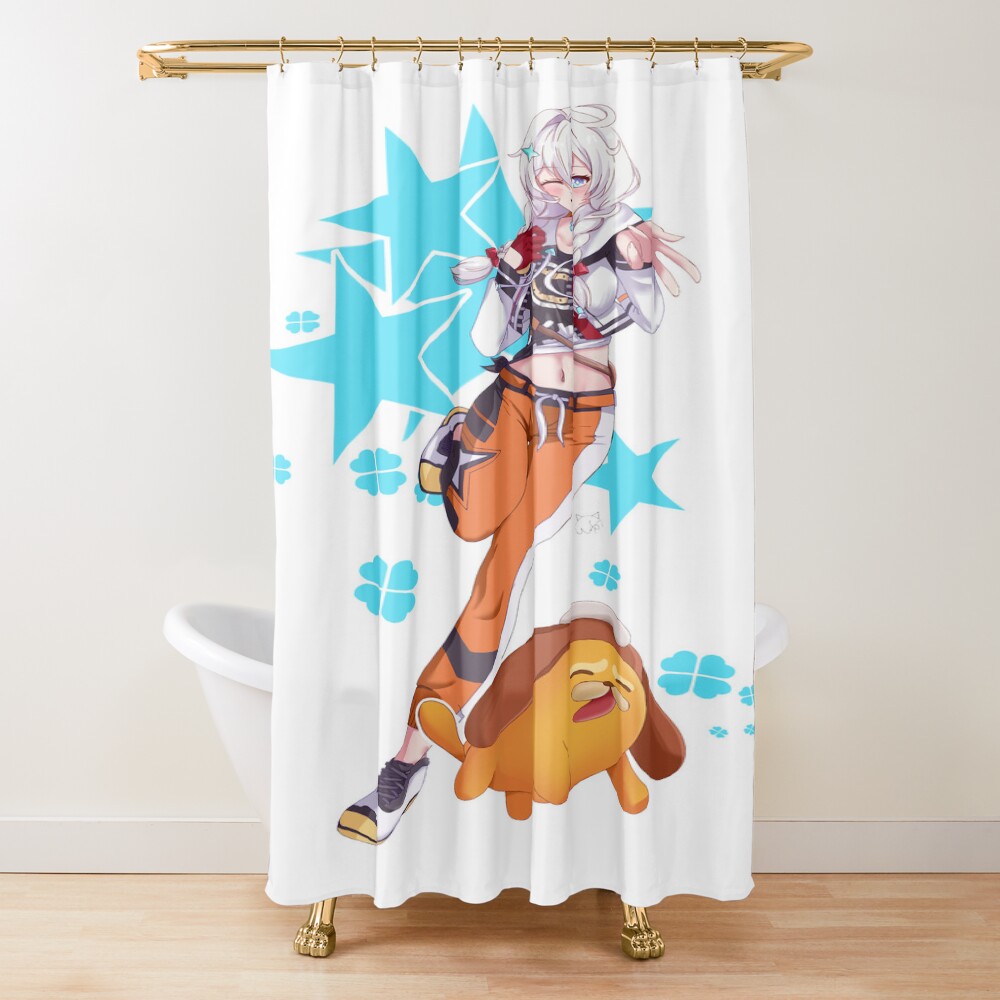 Kiana Kaslana New Art By Kudayunii Honkai Impact 3rd Shower Curtain