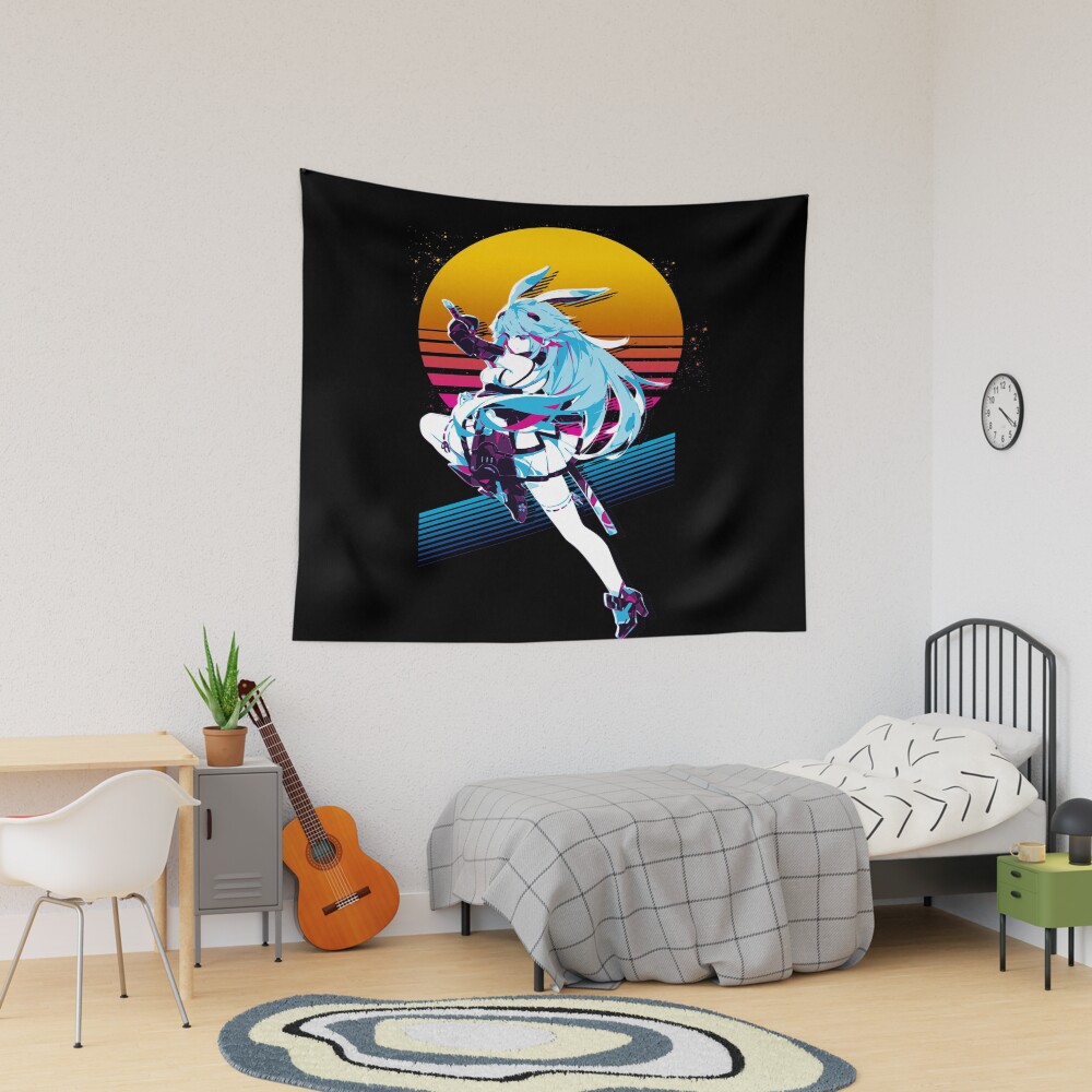 Theresa Apocalypse 80s Retro Honkai Impact 3rd Tapestry