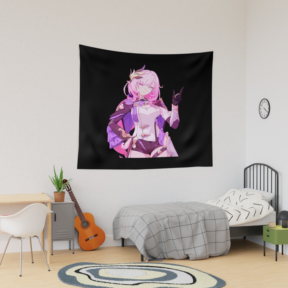 Honkai Impact Beauty Miss Pink Elf Tapestry