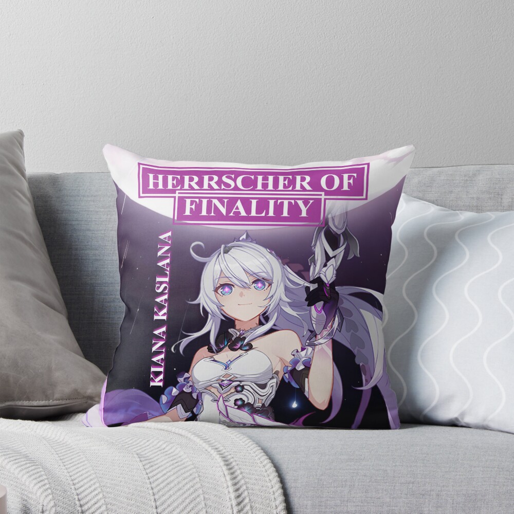 Kiana Kaslana Herrscher Of Finality Honkai Impact 3rd Throw Pillow